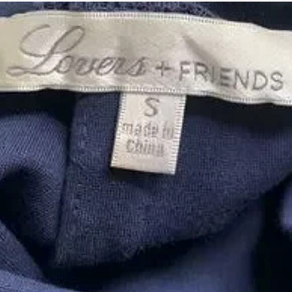 Lovers + Friends Navy Blue Floral Dress | Size S - Picture 4 of 8